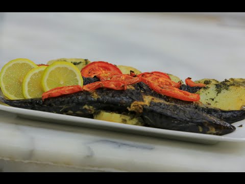 بالفيديو طريقة عمل صينية سمك ماكريل