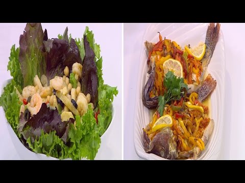 شاهد سلطة جمبري بالخرشوف