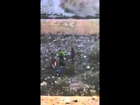 لحظة القبض على اخطر مجرم في سيدي يوسف بن على مراكش