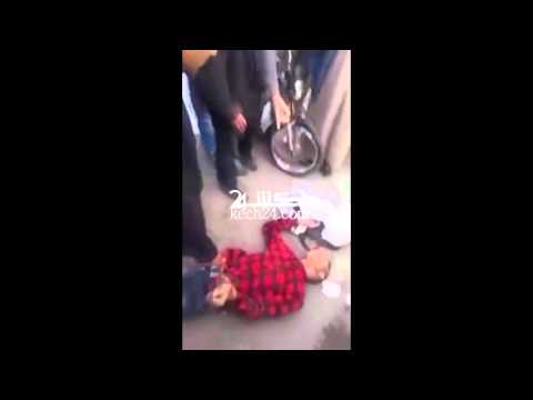 فيديواعتقال مجرم خطير استعمل الكريموجين في مواجهة رجل أمن 