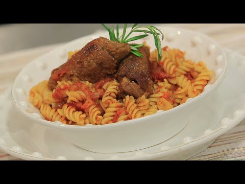 طريقة عمل مكرونة مع رولز البفتيك