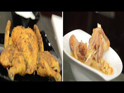 دجاج متبل بالأعشاب مع الزبادي