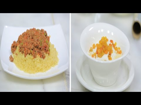 شاهد طريقة عمل كسكسي حلو و حادق