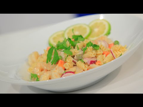 شاهد طريقة عمل سلطة مكرونة بالجمبري