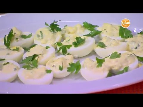 شاهد طريقة عمل بيض محشي