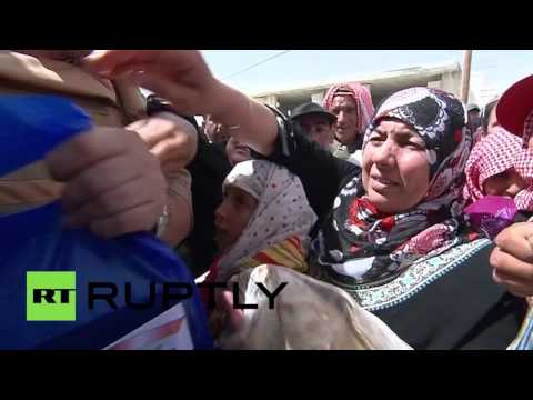 فيديو إيصال مساعدات إلى نصف المدن السورية المحاصرة