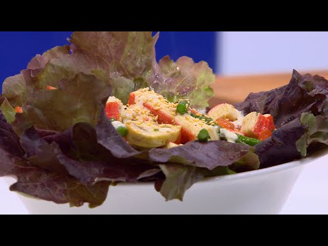 فيديو طريقة عمل سلطة الكابوريا بالسمسم