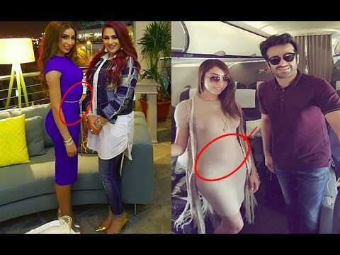 بالفيديو دنيا بطمة تثير التساؤلات ببطنها البارز