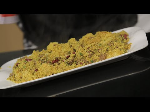 فيديو طريقة عمل كينوا باللحمة