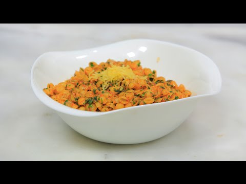 فيديو طريقة عمل مكرونة بالبقدونس