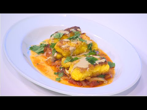 شاهد طريقة عمل فيليه السمك بصوص الطحينة