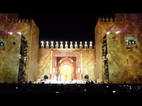 بالفيديو افتتاح مدهش لليوم الثاني من ايام مهرجان فاس الروحي