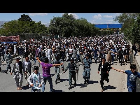 مظاهرات للهزارة في كابول احتجاجًا على حرمانهم من المشروع الكهربائي
