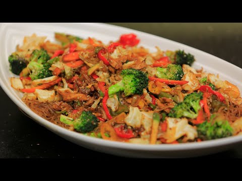 طريقة عمل دجاج صيني مع خضار