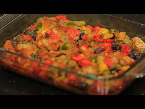 تعلمي عمل طاجن السمك بالزيتون