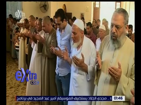 أهالي قرية ميت بدر حلاوة يؤدون صلاة الغائب على أرواح ضحايا الطائرة