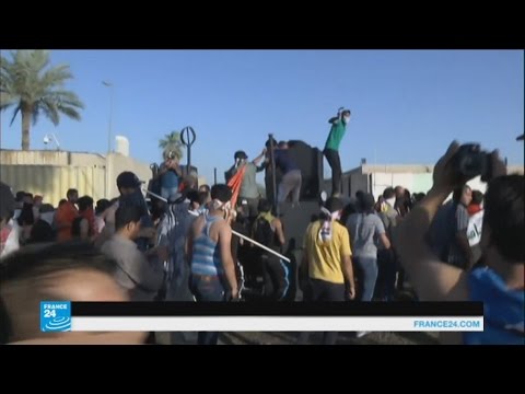 بالفيديو أنباء عن اعتقال عدد من المتظاهرين الذين شاركوا في اقتحام المنطقة الخضراء