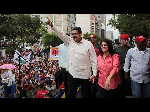 بالفيديو مادورو يتحدى راخوي أن يأتي إلى فنزويلا