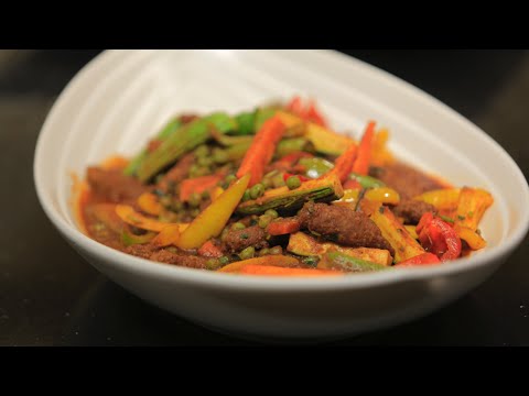 بالفيديو طريقة عمل الكفتة بالخضار