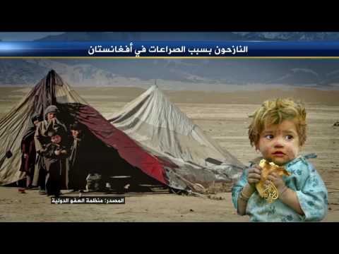 شاهد النازحون بسبب الصراعات في أفغانستان