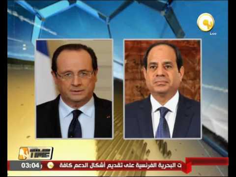 فيديو صدقي صبحي يسلم نظيره الفرنسي رسالة من السيسي لأولاند
