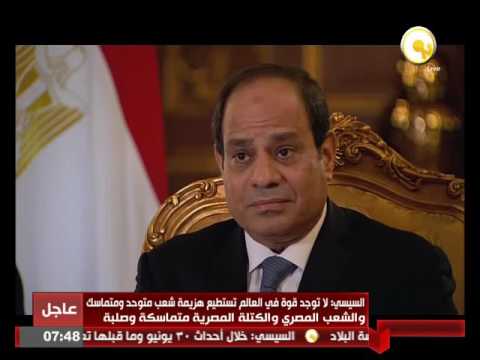 بالفيديو السيسي يؤكد أنه كانت هناك مؤامرة تحاك ضد مصر