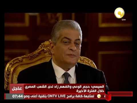 بالفيديو  السيسي يؤكد أنه لا توجد قوة في العالم تستطيع هزيمة شعب متوحد