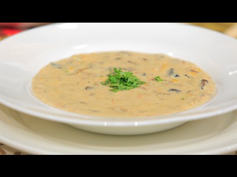 طريقة عمل شوربة المشروم بالكريمة اللايت