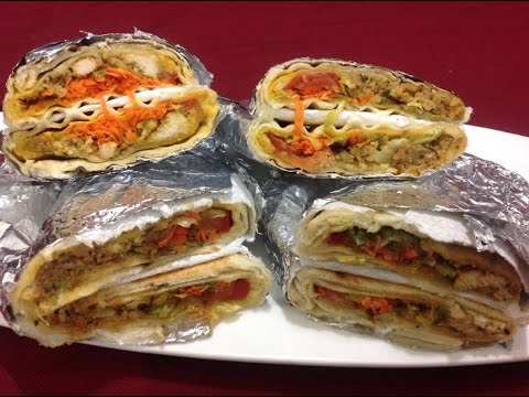 شاهد شاورما الدجاج اللذيذة في المنزل