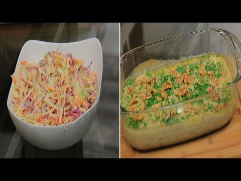 أرز معمر بالجمبري وسلطة كابوريا