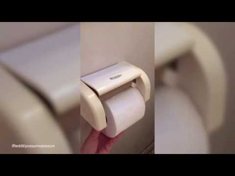 شاهد اختراع ياباني جديد لمناديل الحمام الورقية