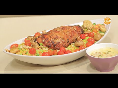 طريقة عمل فتة عرق الديك الرومي