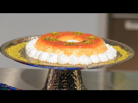 بالفيديو طريقة عمل كريم كراميل بماء الزهر و ماء الورد