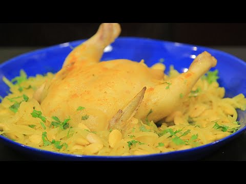 بالفيديو طريقة عمل دجاجة مع رز القدرة