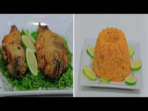 مدفونة جمبري وسمك مقلي