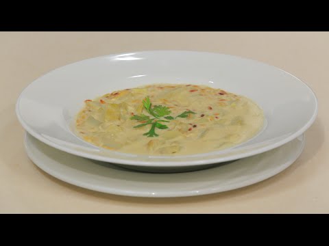 طريقة عمل شوربة الخرشوف