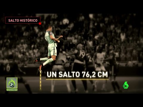 بالفيديو رونالدو رائد فضاء بعد قفزته الهائلة أمام ويلز