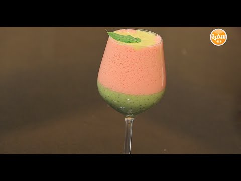 شاهد عصير الطبقات الملون