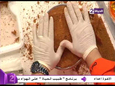 شرح تفصيلي لعمل الأسبونج الشيكولاتة 