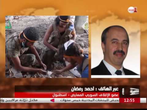 بالفيديو أحمد رمضان يتحدث عن وضع المدنيين في المناطق المحاصرة داخل حلب