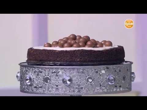 طريقة عمل تشيز كيك بالبراونيز