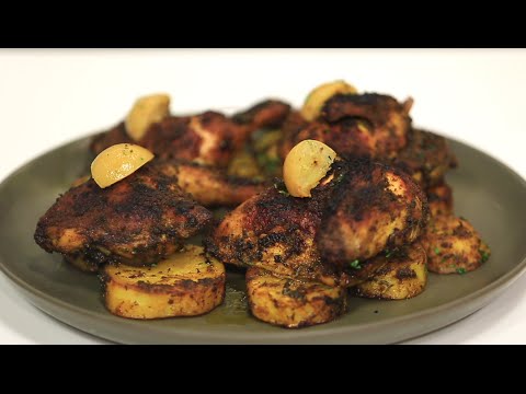 شاهد طريقة عمل صينية بطاطس بالفراخ