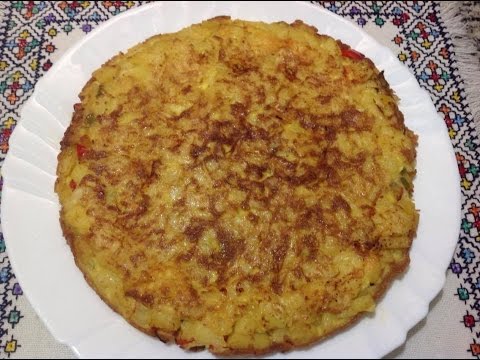 بالفيديو شاهد طريقة عمل اومليت بالخضر