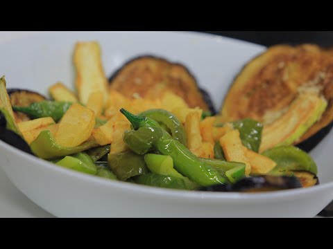 طريقة عمل خضار مقلي بالدقة