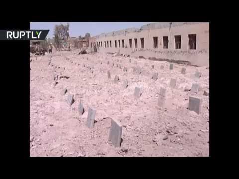 بالفيديو شاهد الجيش العراقي يكتشف مقبرة جماعية لـداعش