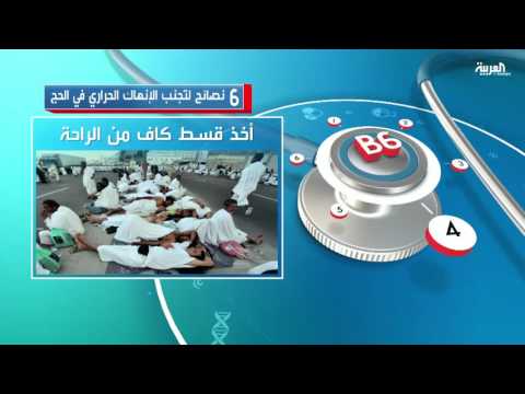 بالفيديو 6 نصائح لتجنب الإنهاك الحراري في الحج