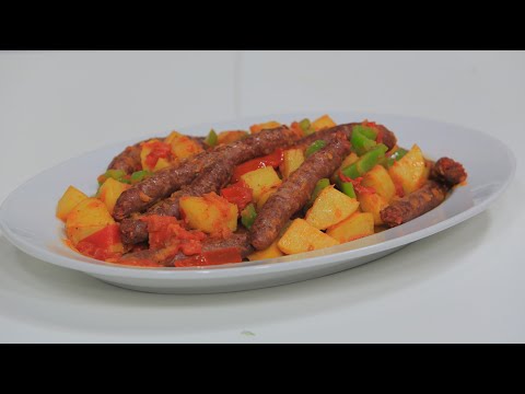 شاهد طريقة عمل سجق بالبطاطس