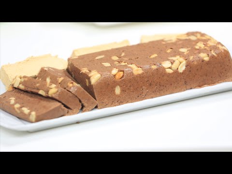 طريقة عمل حلاوة طيحينة بالشيكولاتة