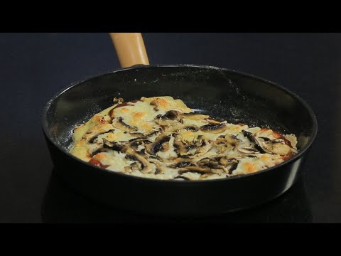 شاهد طريقة عمل بيتزا بصل بالمشروم و الباربكيو