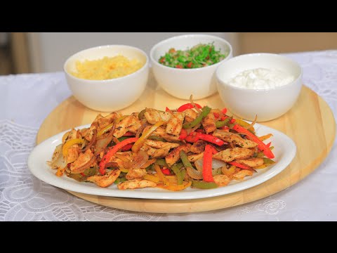 شاهد طريقة عمل فاهيتا الدجاج